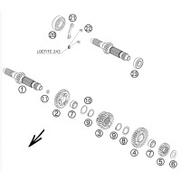 GETRIEBE I - ANTRIEBSWELLE