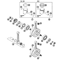 KURBELWELLE / KOLBEN 125 / 200