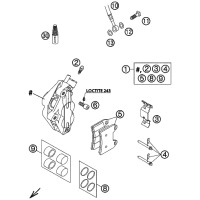BREMSSATTEL VORN