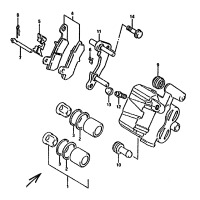  BREMSSATTEL HINTEN