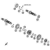 GETRIEBE I - ANTRIEBSWELLE